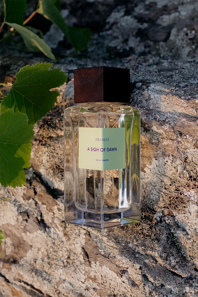 A Sigh of Dawn outside at Indigo Perfumery
