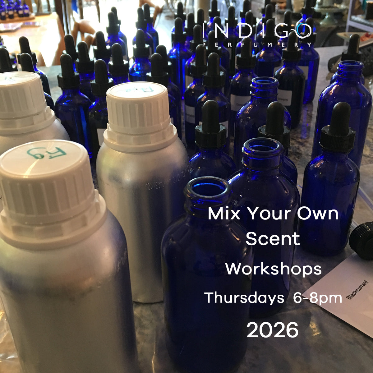 Indigo Mix Your Own Scent Workshops 2026