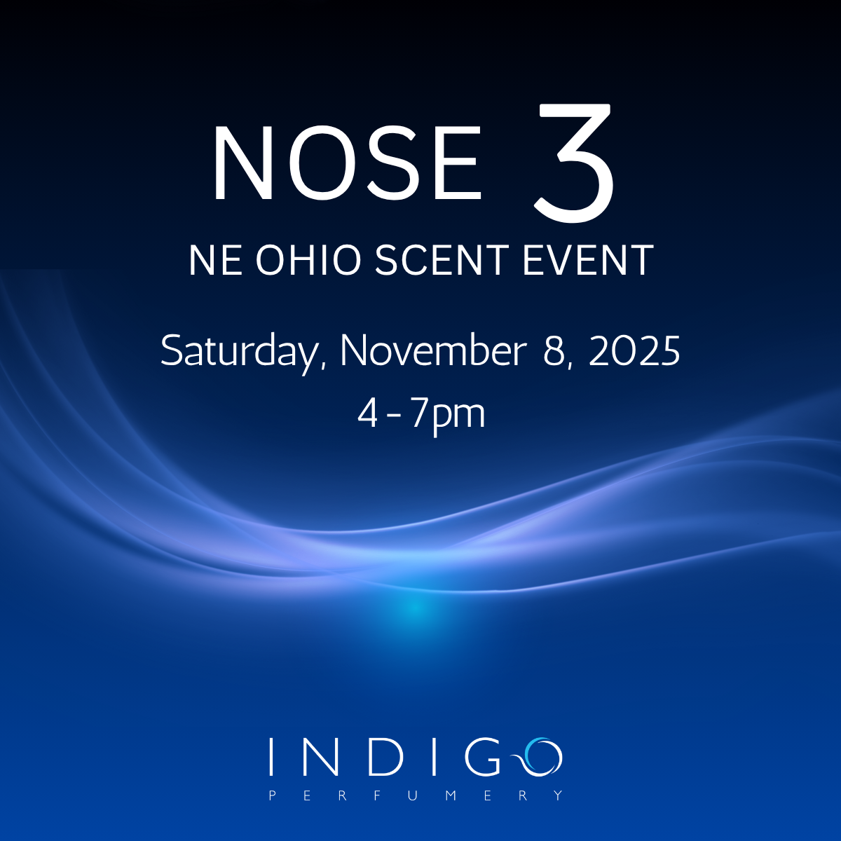 NOSE Northeast Ohio Scent Event November 8, 2025 at Indigo Perfumery