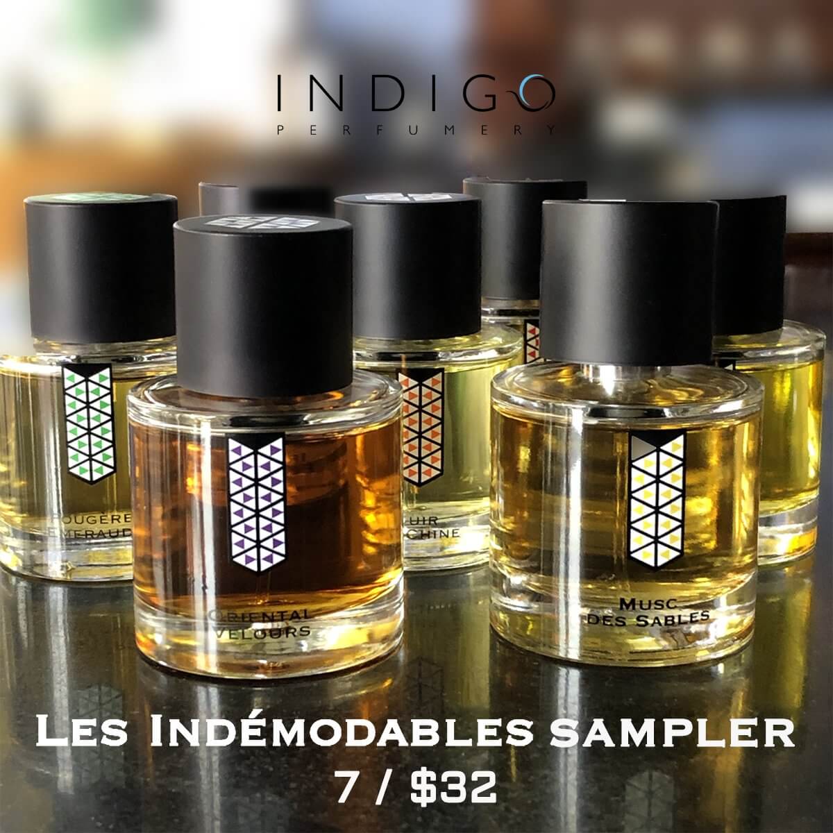 Les Indemodables Sampler at Indigo Perfumery